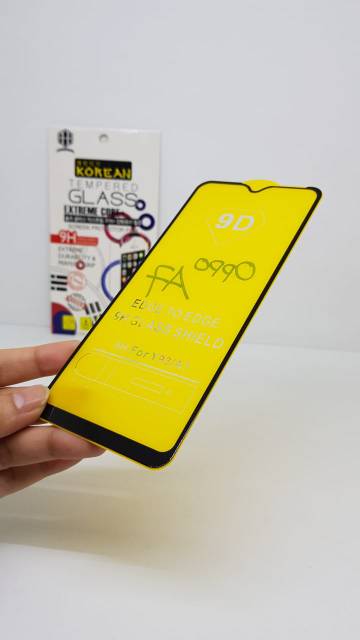 Tempered Glass Oppo A57 4G 2022 / A57 5G / A7 / A5S FULL SCREEN Guard TG 5D Oppo A7 FULL GLUE Anti Gores Kaca