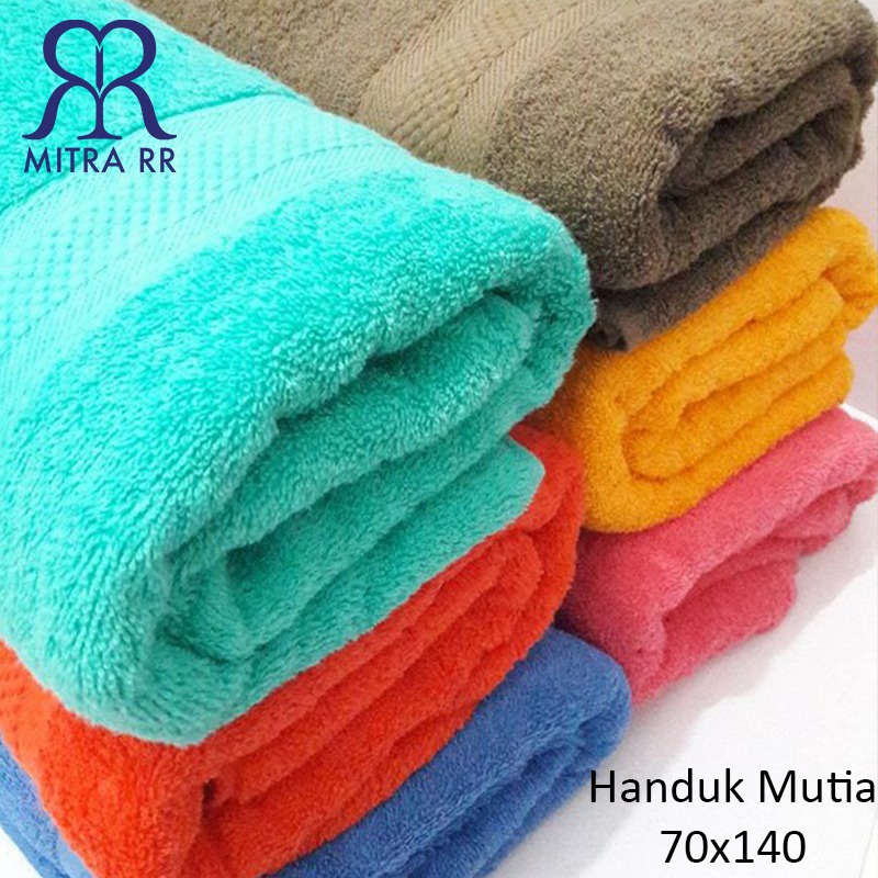 Handuk Mandi / Handuk Mutia Jumbo Ukuran 70x140 Handuk Hotel Termurah