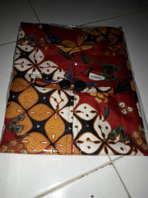 Kardigan Bolero Kerja Batik Sogan