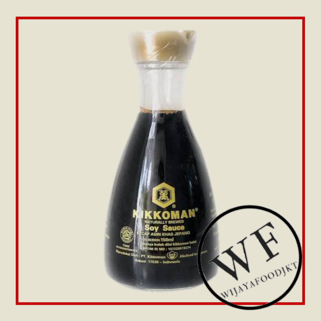 

Kikkoman Soy Sauce 150ml | Kecap Asin Khas Jepang dispenser 150ml