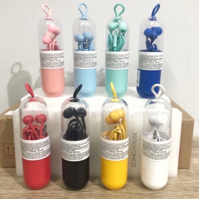 Miniso HF236 Earphone Warna Cerah dengan Mikrofon