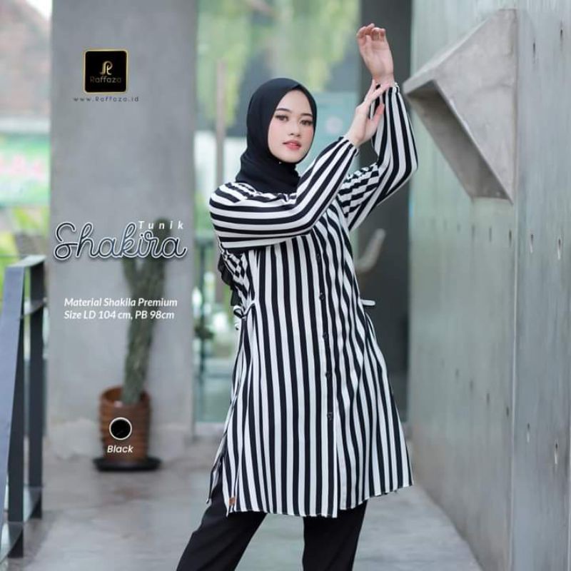 shakira tunic by raffaza ready stock