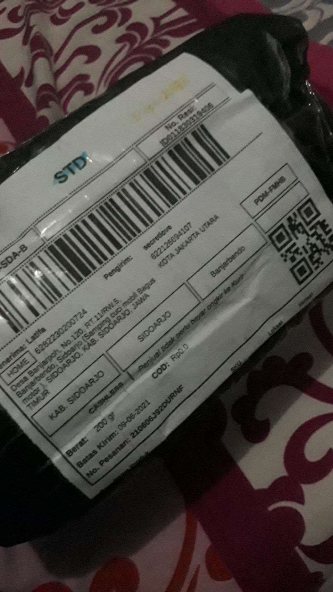 Dress Freya Batik Kids 2-5 Th S M L+bandana