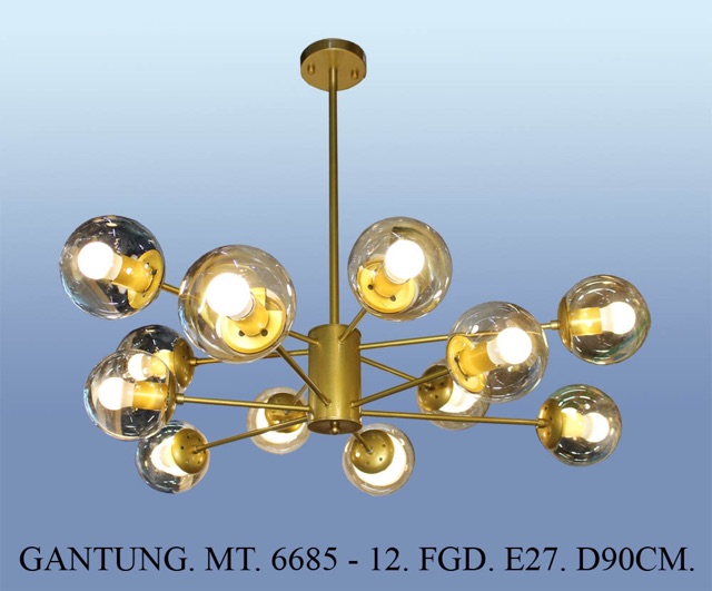 LAMPU MINIMALIS| LAMPU GANTUNG|LAMPU RUANG TAMU|LAMPU HIAS VINTAGE MT 6685-12