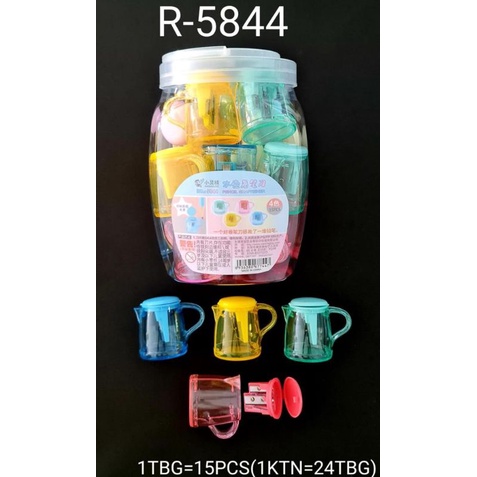 

Serutan pencil/ Rautan pencil mika bentuk teko 5844