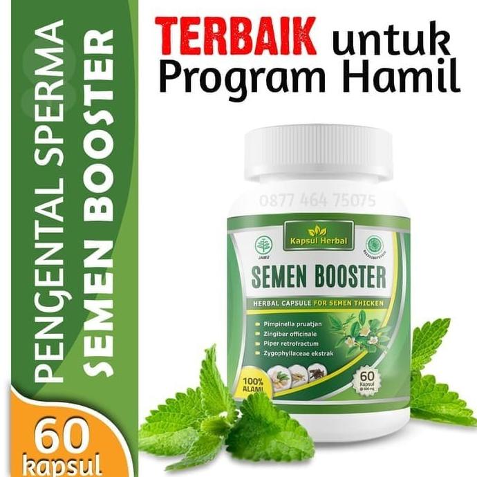 TERMURAH Obat-Kuat Herbal Penyubur Pengental Sperma Pria Alami - Semen Booster Asli