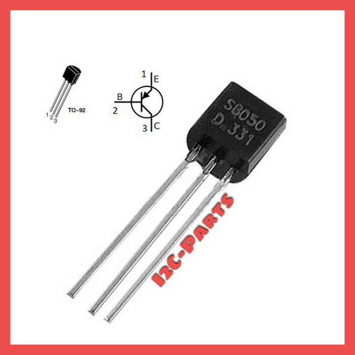 S8050 S8050D Transistor TO-92 NPN Bipolar Junction Transistor