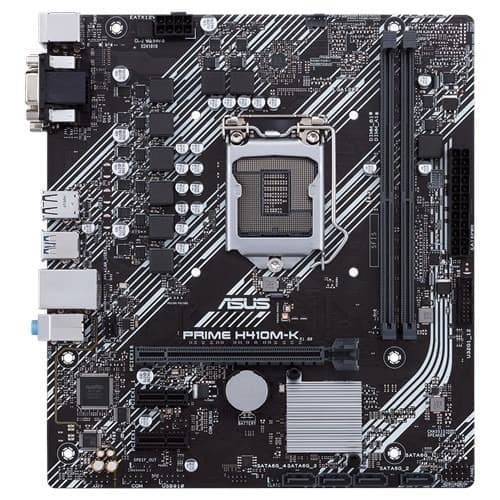 ASUS PRIME Motherboard H410M-K (LGA 1200, DDR4, H410)