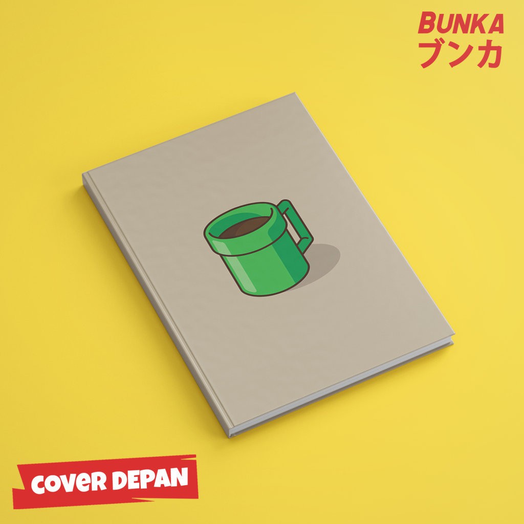 

Notebook Super Mario Cup Hardcover A5 Buku Tulis Catatan Note Agenda Planner