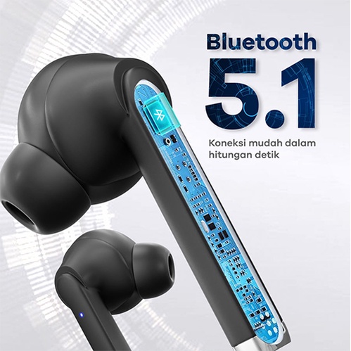 TWS Earbuds Headset Bluetooth JETE T11 - Garansi  2 Tahun