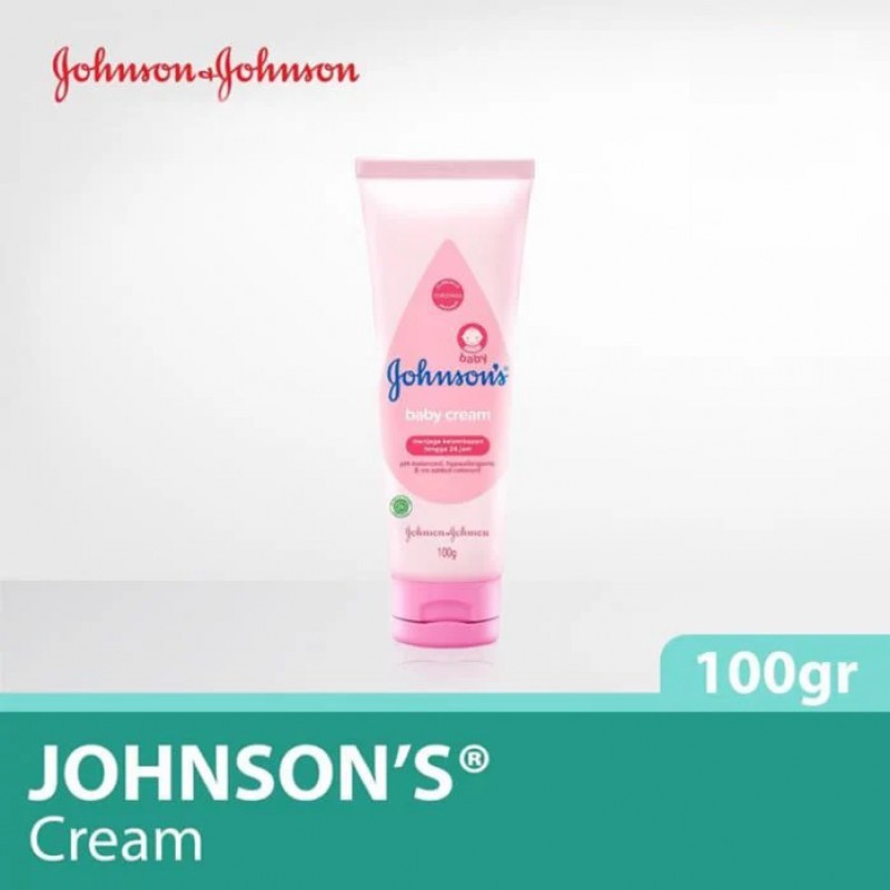 Pelembab kulit bayi JOHNSONS BABY CREAM isi 100g / 50g