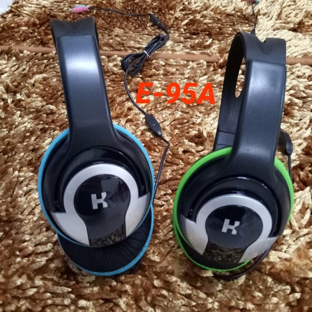 Handsfree headset earphone bando hk Mic E-95A