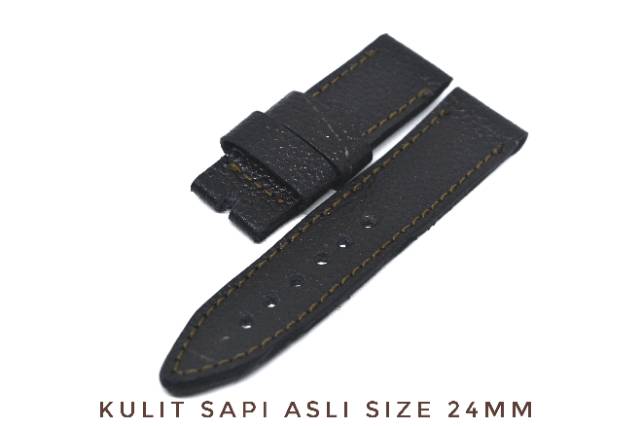 Tali Jam Tangan Kulit Genuine lether 24mm