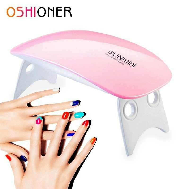 Alat Pengering Kutek Kuku UV LED Nail Dryer 6W