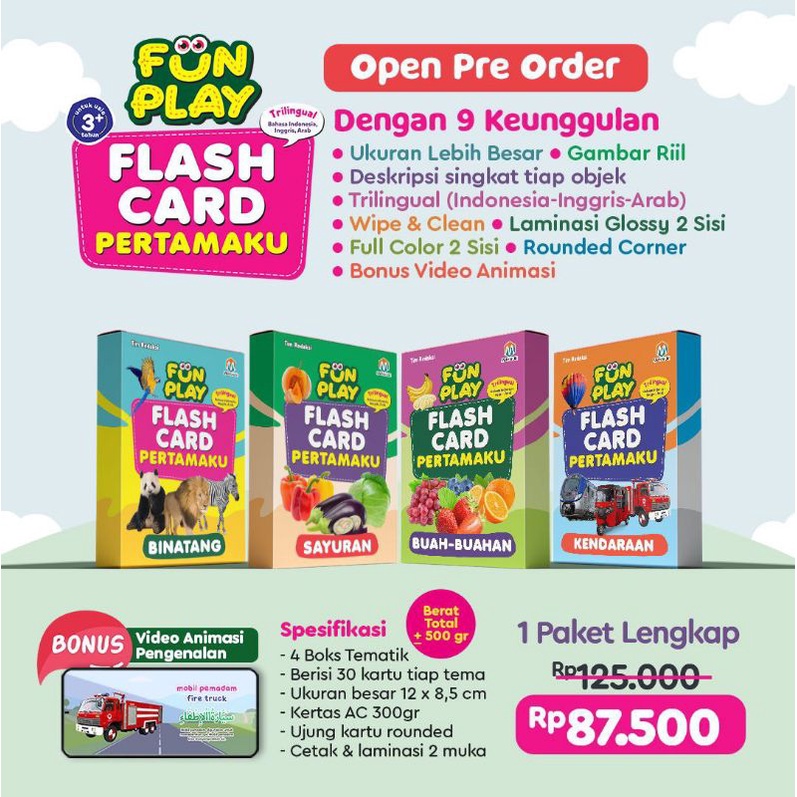 

FLASHCARD PERTAMAKU paket
