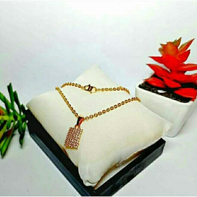 Kalung Nuri Liontin Kotak 24k