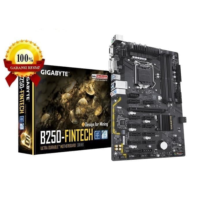 Gigabyte Motherboard ATX LGA1151 4 x DDR4 - [B250 FINTECH]