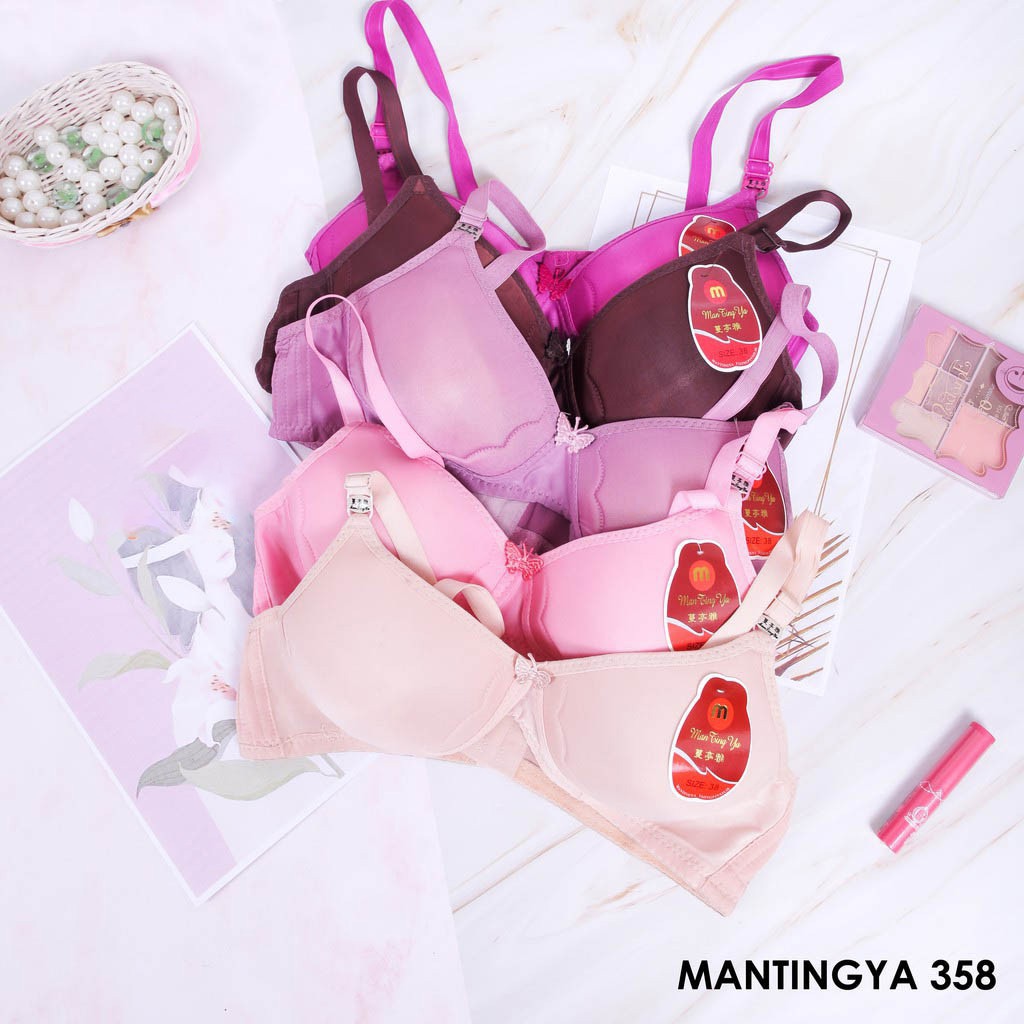 SF - BH XIANG CAO BH Busa Tanpa Kawat Kancing BRA Dewasa Dan Yayan GOOD QUALITY Size Besar-2