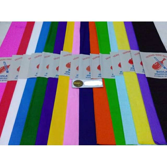 

Kertas Krep/ Kertas Bunga/ Creepe Paper