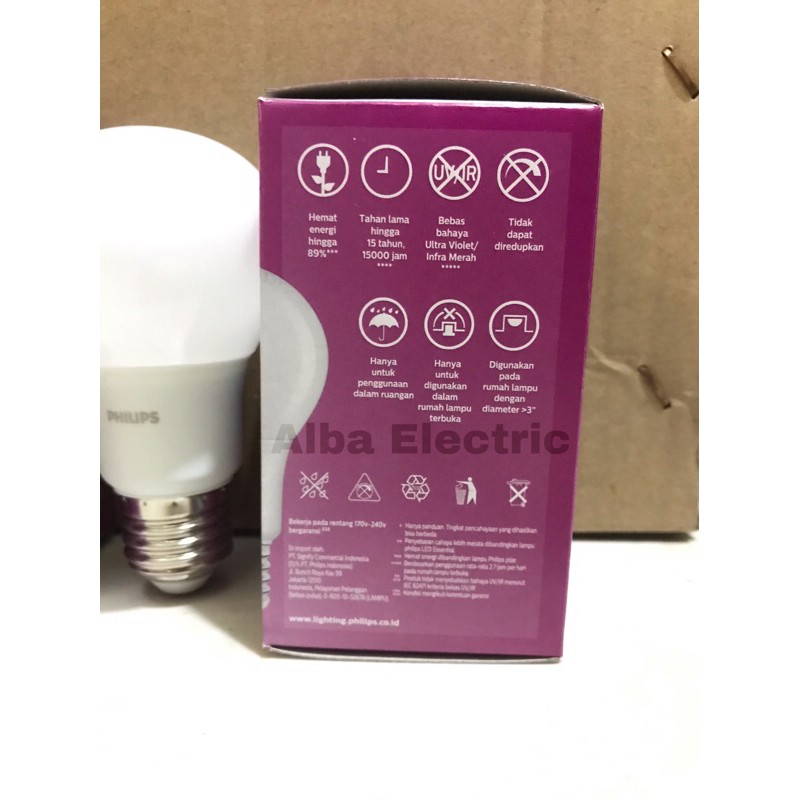 PHILIPS LED 8 Watt Bulb LED 8W Lampu LED Philips 8 W