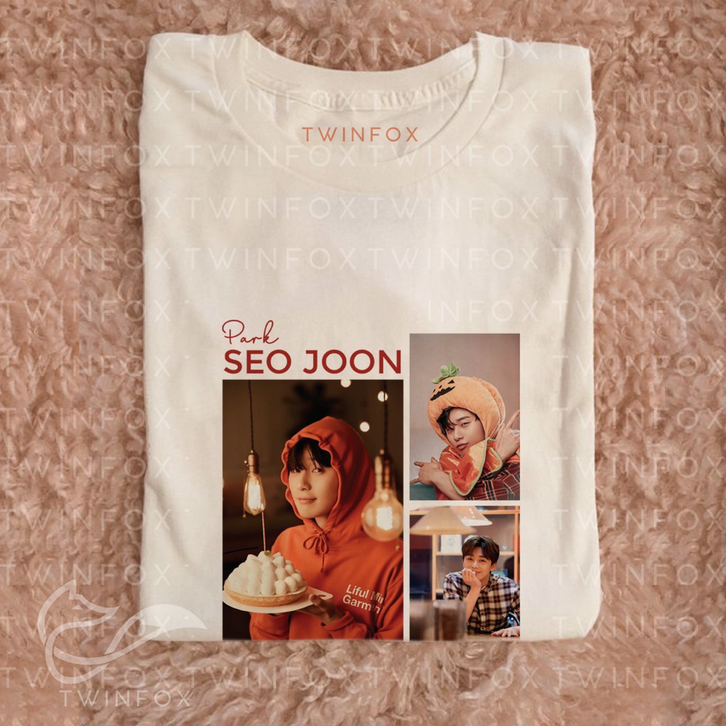 Kaos Kpop Unisex Park Seo Joon Orange Ver