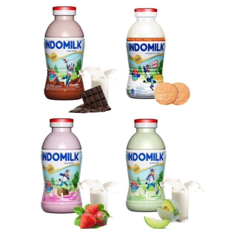 

✅LANGSUNG DIKIRIM,,,,1botoL 190mL indomilk Rasa Rasa