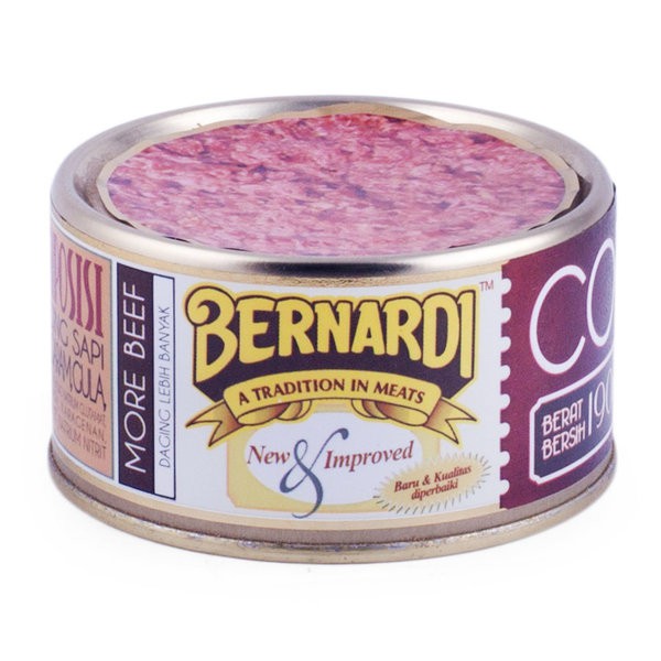 Bernardi corned beef kaleng 190gr / kornet sapi 190g /corned halal