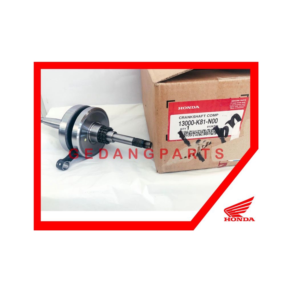 AS KRUK CRANKSHAFT BEAT ESP NEW ORI 13000-K81-N00