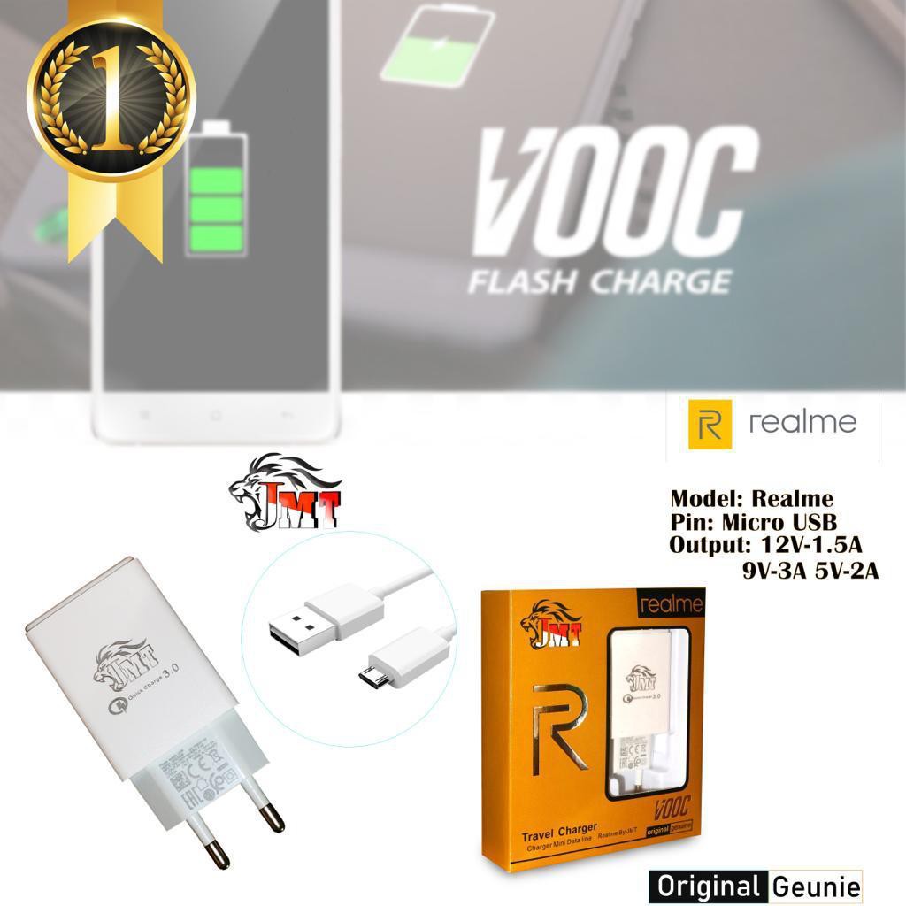 Charger Realme 2A Micro USB High Quality/Charger Casan Realme Kabel V8 Cas Hp Universal Original