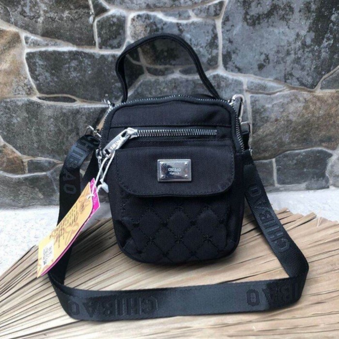 Tas Slempang Wanita MERK CHIBAO L035 22 Hitam C9B2 Viral Kekinian Viral 2021 New product Slempang Ta