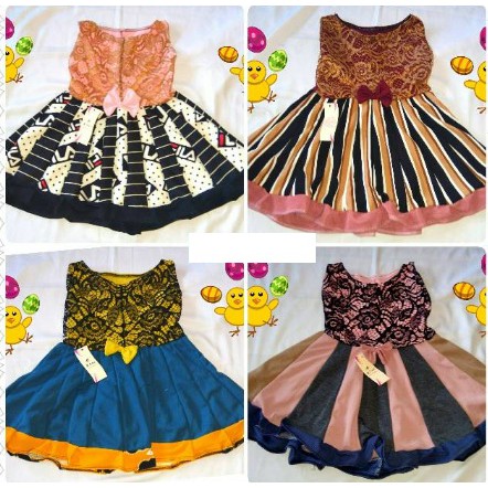  BAJU  DRESS PESTA ANAK  BRUKAT LEKBONG KUTUNG  YUKENSI BEST 