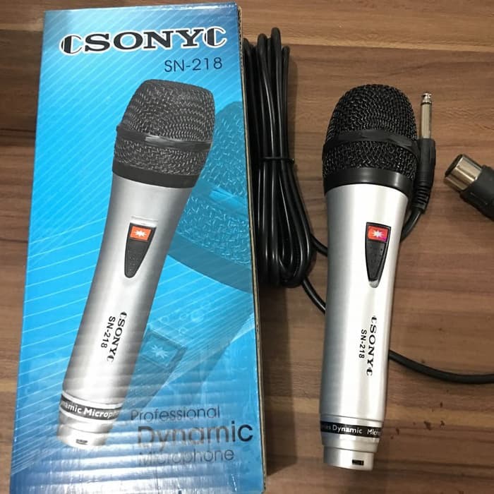 Mic Sony SN218 Bagus Berkualitas Murah Ecer Grosir Menyanyi Jelas