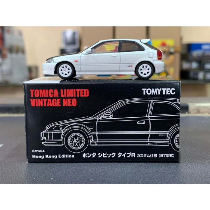 Tomica Limited Vintage Neo Honda Civic Type R White Hong Kong Edition