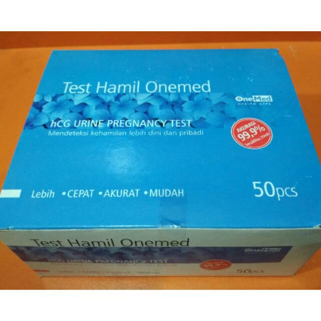 ONEMED HCG TESTPACK ALAT CEK KEHAMILAN CELUP 1BOX ISI 50