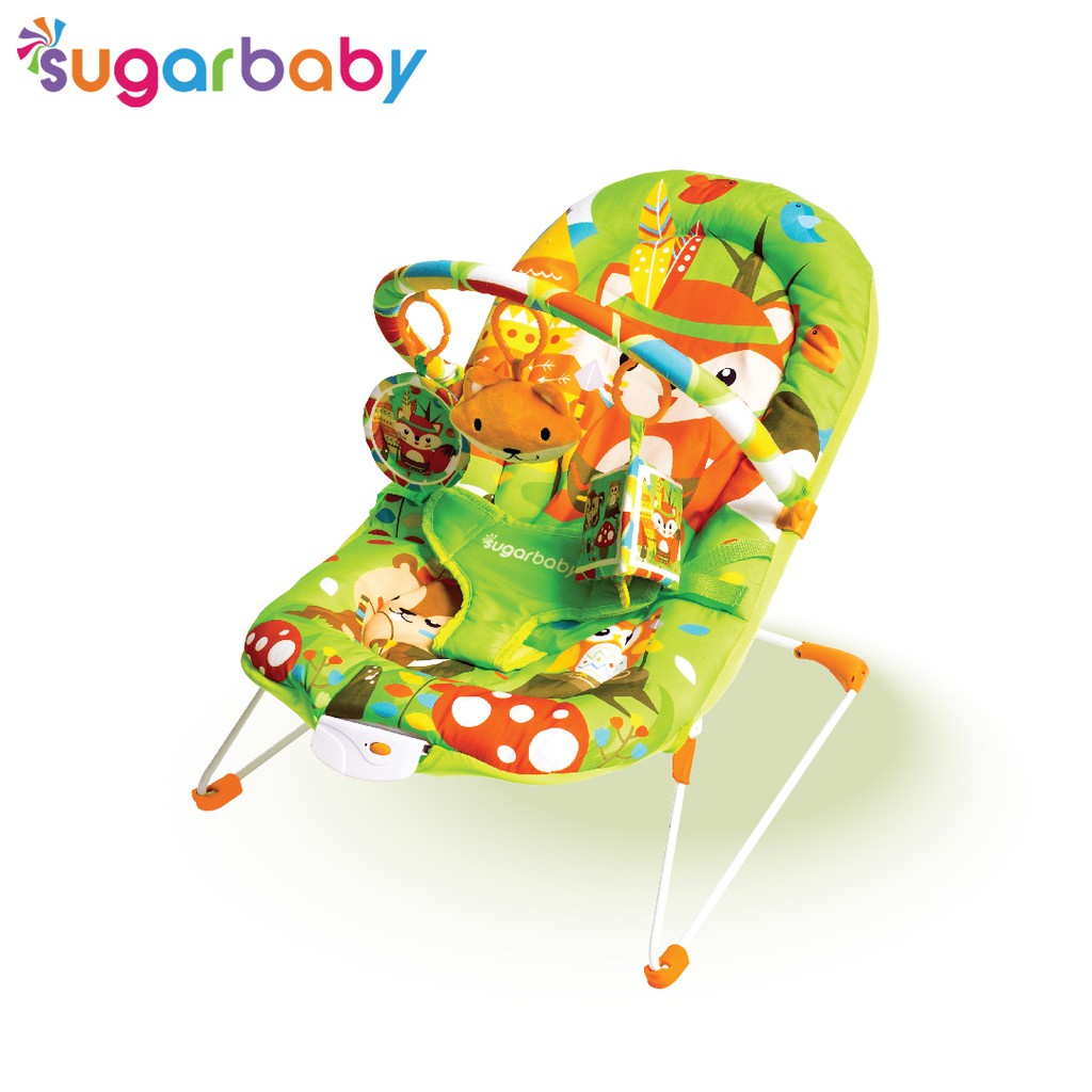 [Bouncer Bayi Indonesia] bouncer Bouncher Deluxe Musical Vibration 1 recline Sugar Cheff Toys Fox/dudukan bayitidur bayi/tempat tidur bayi Bouncer sugar baby BOUNCER 1 RECLINE sugarbaby kursi getar baby bouncher kursi goyang ayunan Bouncer Sugar Baby