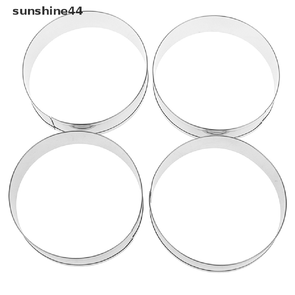 Sunshine fox run 4pcs / set Cetakan Pemotong Kue muffin / Telur / pancake / Biskuit Bentuk Cincin