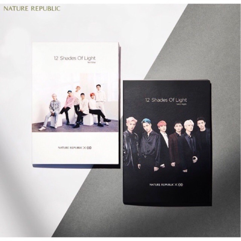 EXO NATURE REPUBLIC PHOTOBOOK DAY AND NIGHT