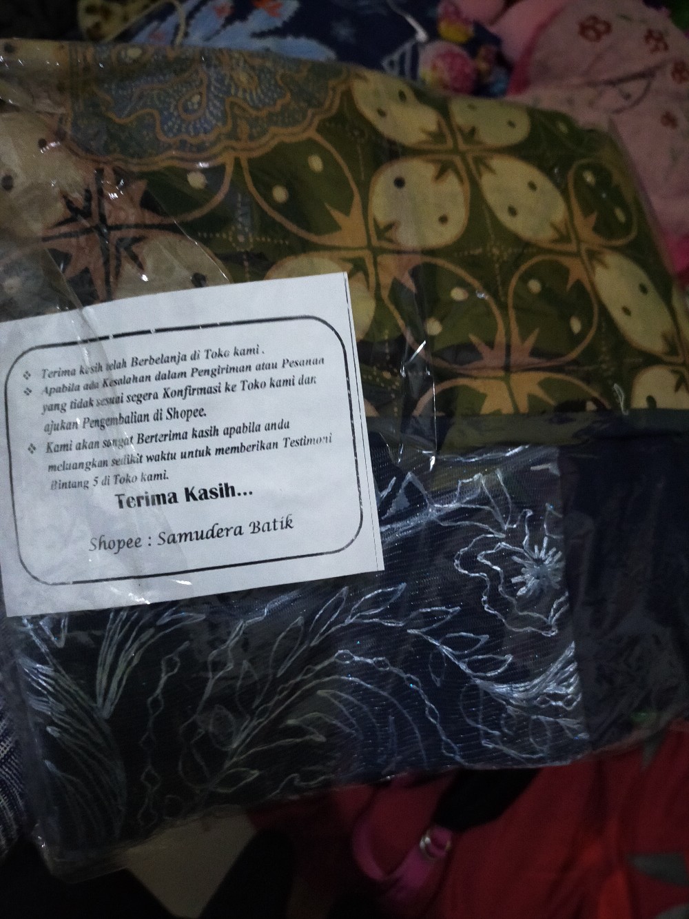 Tey-17 Batik Wanita Asj Sa Hrb026 Kenongo Kemeja Tosca Pendek