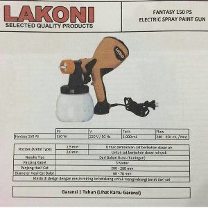 Dijual Spray paint gun atau alat cat semprot mobil motor LAKONI Berkualitas