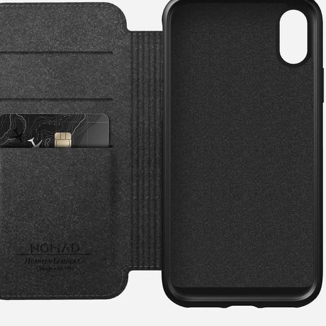 VNV NOMAD Rugged Folio iPhone XR 6.1 Horween Leather Case Original Premium ✯  →