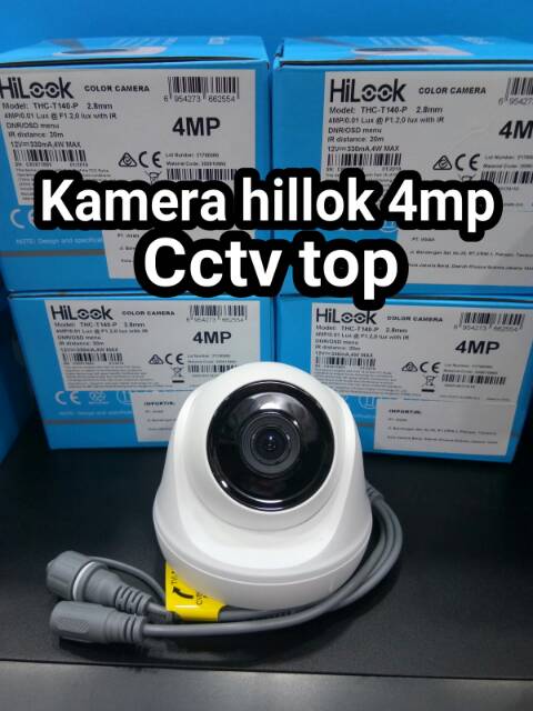 Paket cctv hilook 16 ch 4 mp + hdd 4 TB komplit tinggal pasang murah