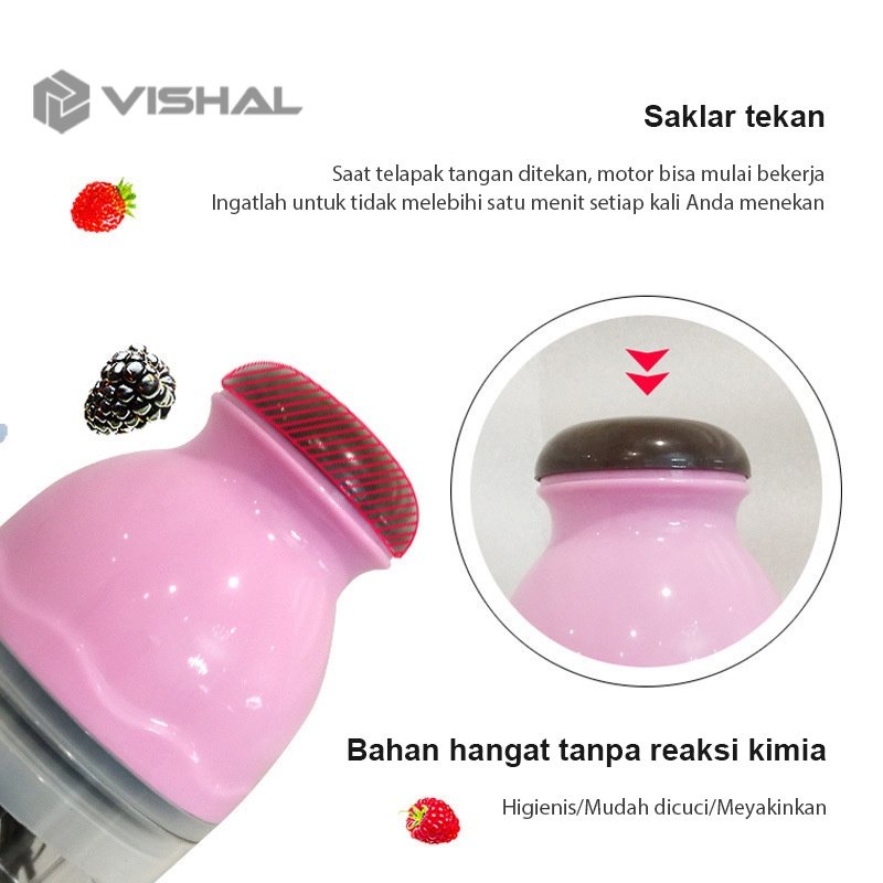 VISHAL Blender Portable mini Kapsul cutter Quatre/BLENDER KAPSUL SERBAGUNA VS-1828