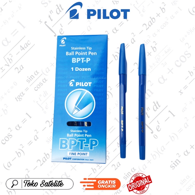 

Bolpoin Pulpen Pilot BPTP Fine Point Tip 0,5mm Biru