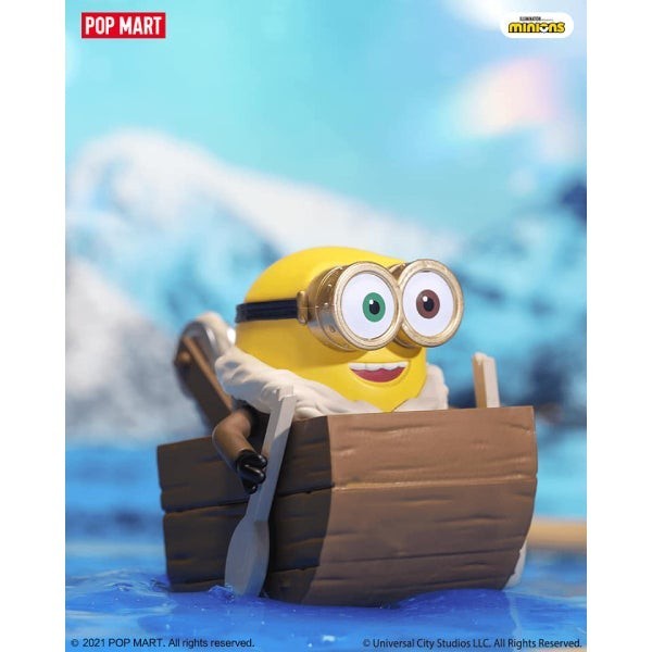 Pop Mart Minions Rides Wooden Boat Bob