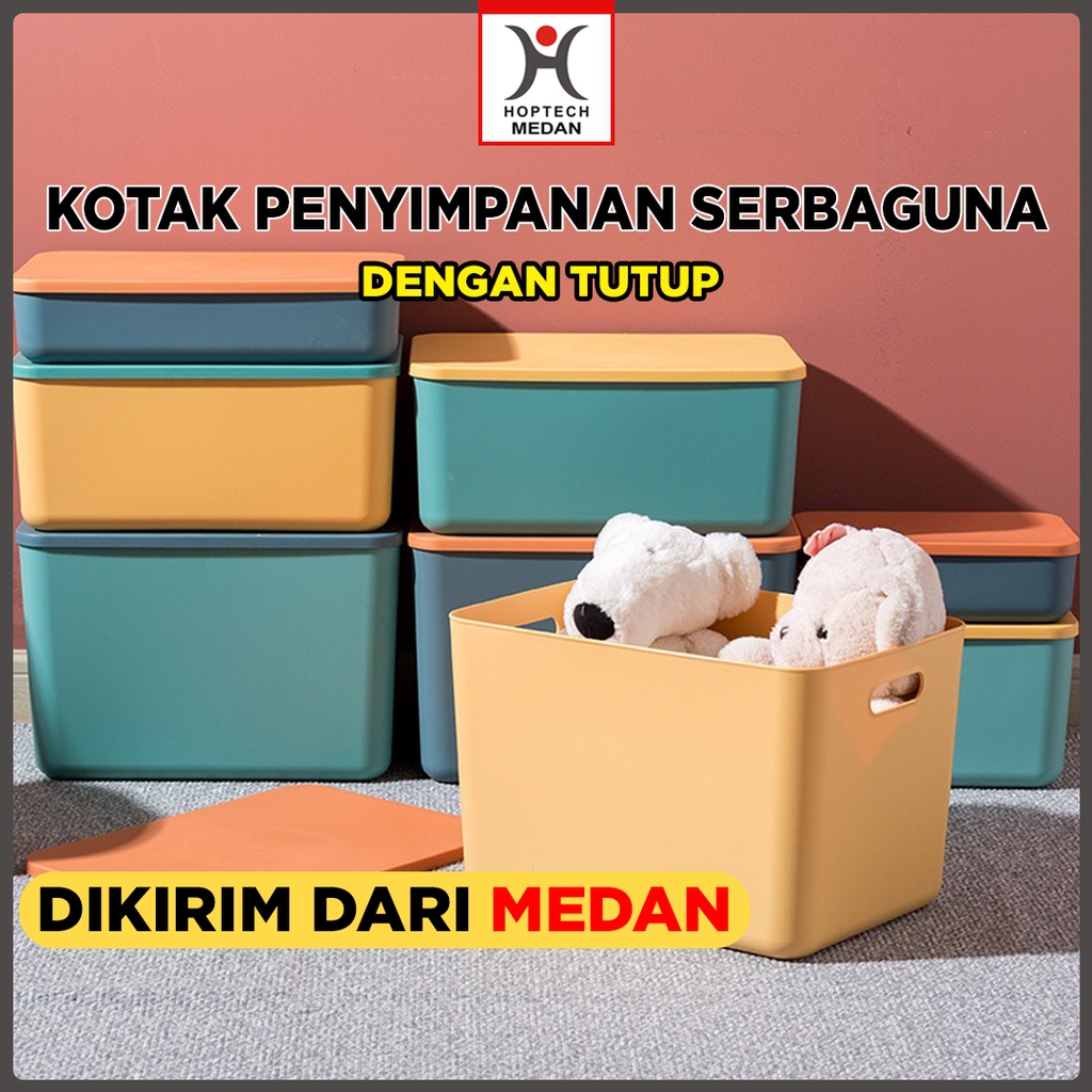 STORAGE BOX DENGAN TUTUP | KOTAK PENYIMPANAN SERBAGUNA | STORAGE BOX MULTIFUNGSI