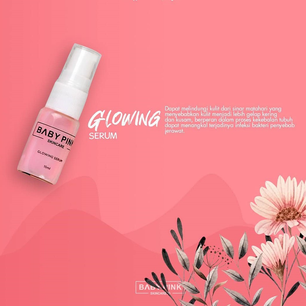 Glowing SERUM baby pink