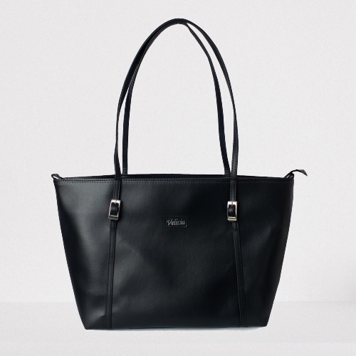Tote Bag Resleting Ootd Oversize Distro Wanita Selempang Premium T1L5 Kulit Waterproof Sedang Lebar 