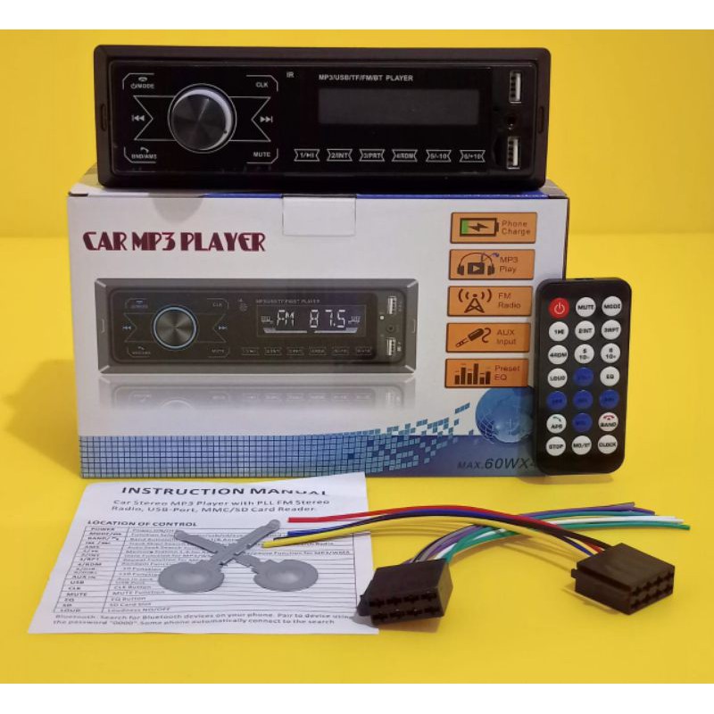 Tape Mobil Bluetooth Single Din Touchscreen