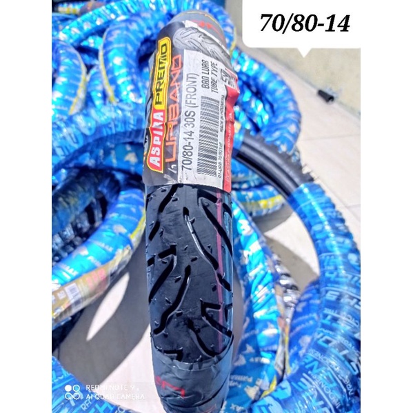 ban motor matic aspira premio 70/80-14 ban metic ban babyloc ban cacing  ban baru aspira premio ban 