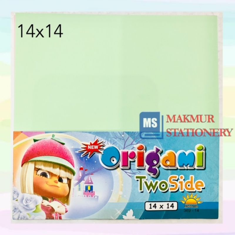 

Kertas Origami/Kertas Lipat Mentari (isi 25) 14x14 CM Pastel